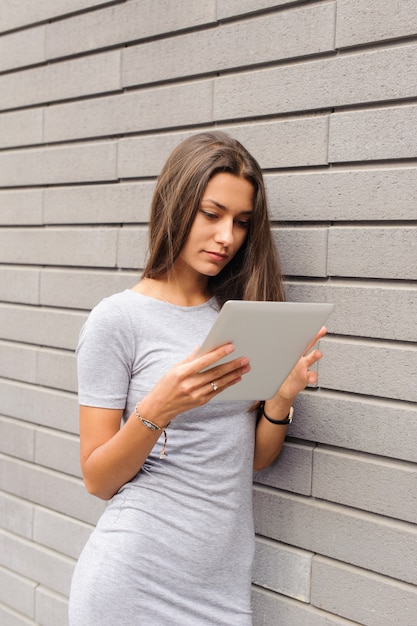 Mujer de negocios trabajando