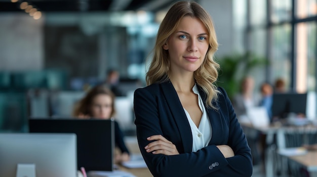 La mujer de negocios el valor de la feminidad y la inteligencia decisiones hermosamente así que los negocios son correctos