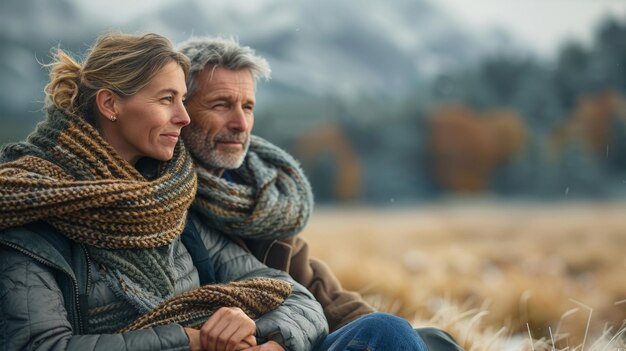 Mujer con nostalgia sonríe con cariño ojos neblinosos que recuerdan recuerdos queridos