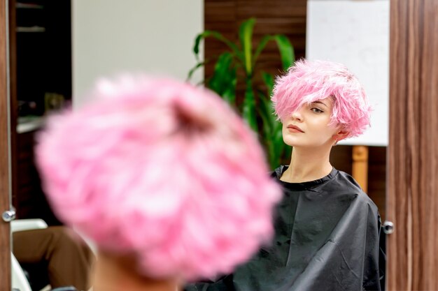 Mujer en peluquería