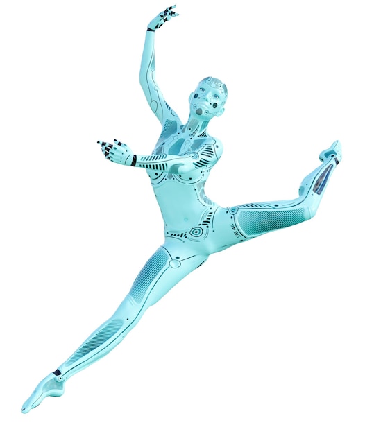 Mujer robot Metal droide Inteligencia artificial