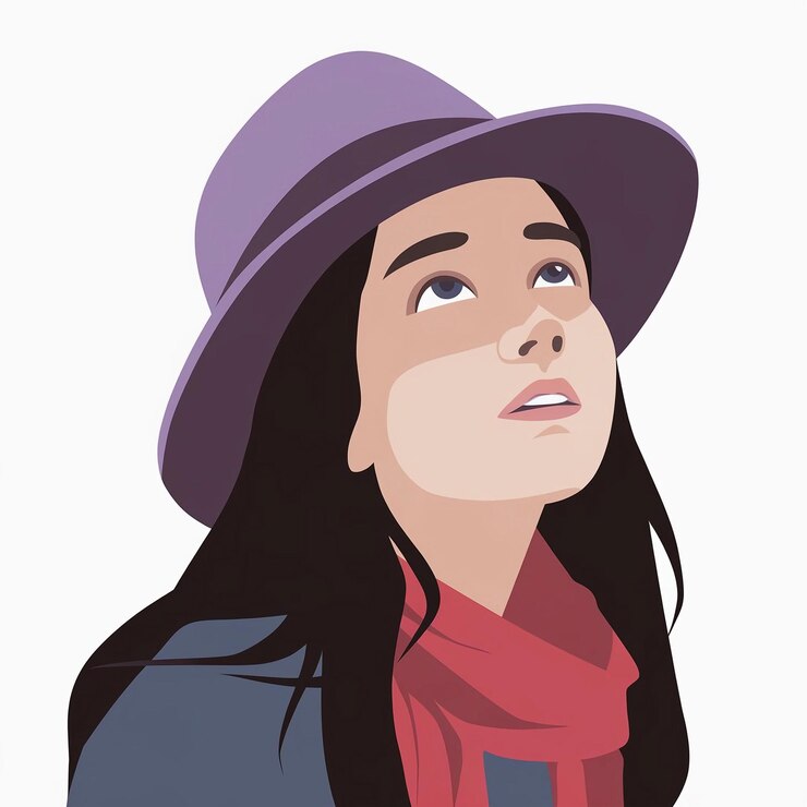 una mujer con un sombreiro y un sombrero que dice que está usando un sombrerío