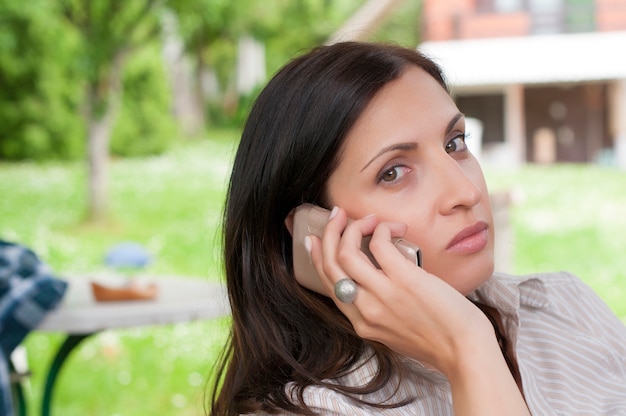 Mujer en el teléfono