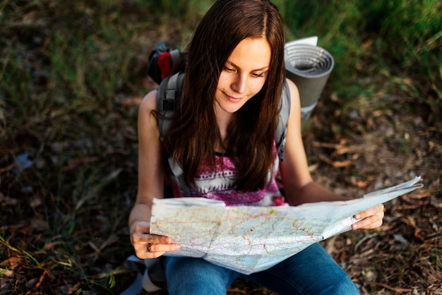 Mujer viajera