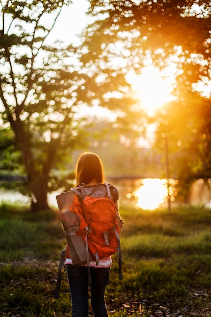 Mujer viajera