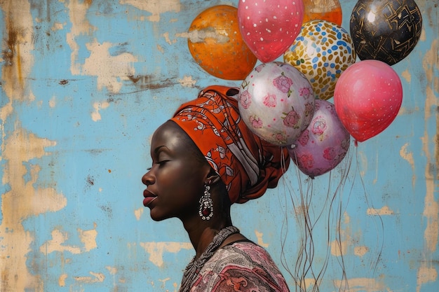 Las mujeres africanas generan globos Ai