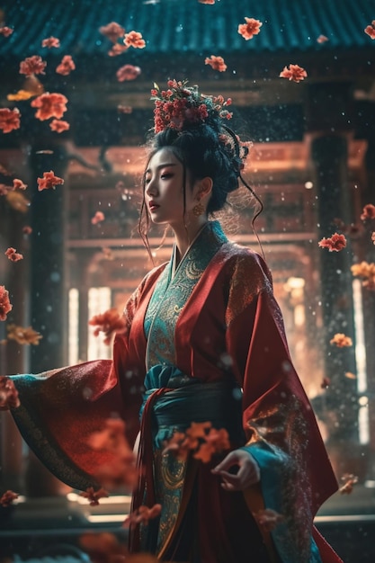 Mujeres chinas Fotografía cinematográfica Retratos cinematicphotographyportraitschinesewomen 5