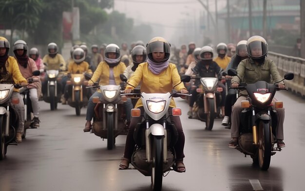 Foto mujeres ciclistas