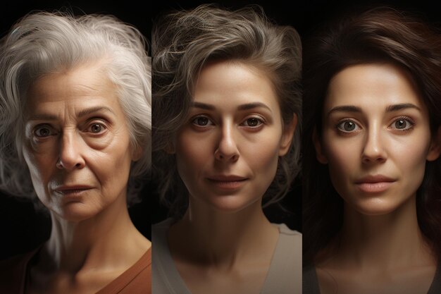 Foto mujeres de diferentes edades y orígenes compartiendo st 00736 01