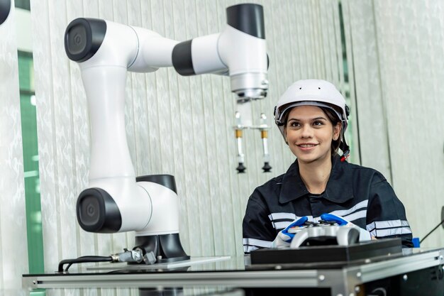 Mujeres ingenieras del equipo practicando mantenimiento Cuidando y practicando mantenimiento