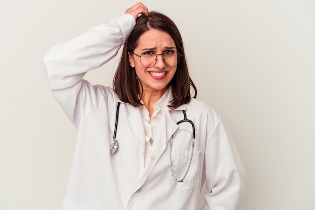 Las mujeres jóvenes médico aisladas están conmocionadas