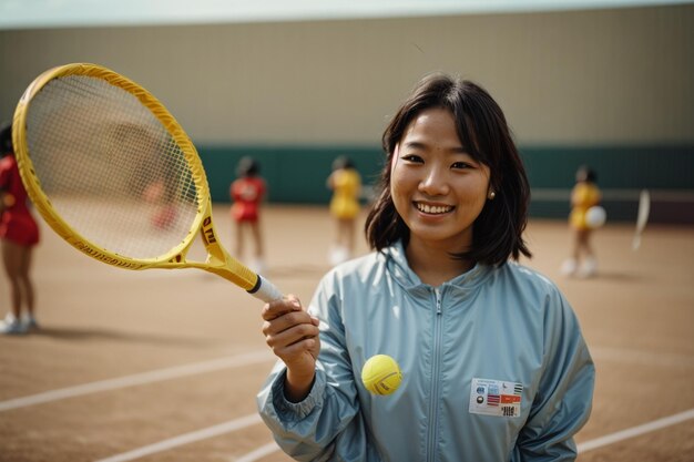 mujeres jugando tenis