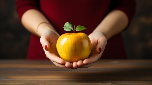 mujeres con manzanas