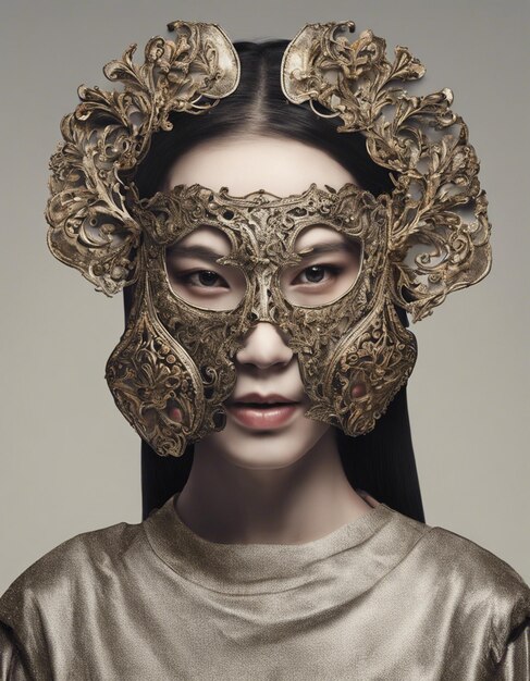 mujeres con máscaras