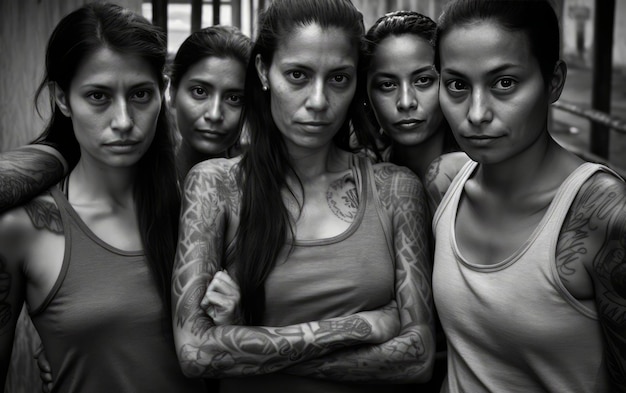 Foto mujeres prisioneras mexicanas