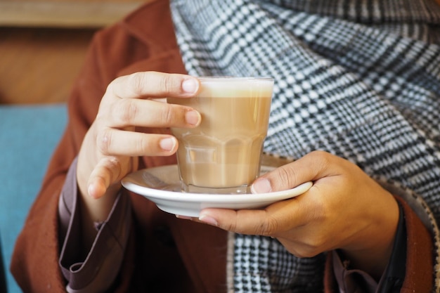 Mujeres con una taza de café