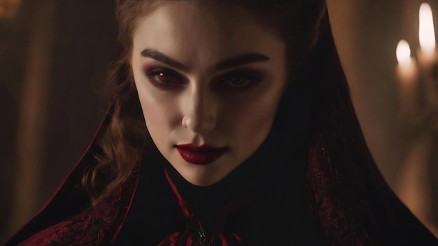 Mujeres vestidas de vampiros