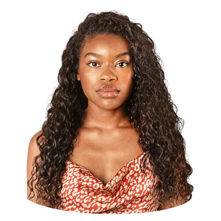 Foto mulher afro-americana de png elemento de colagem fundo transparente