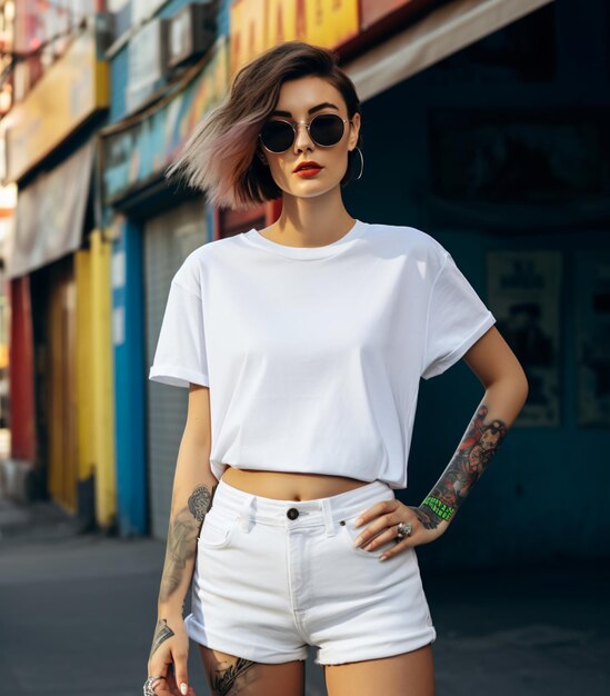 Mulher Boho Bella Canvas 3001 Mockup White Tshirt Mockup Model Shirt Mockup Cute Shirt