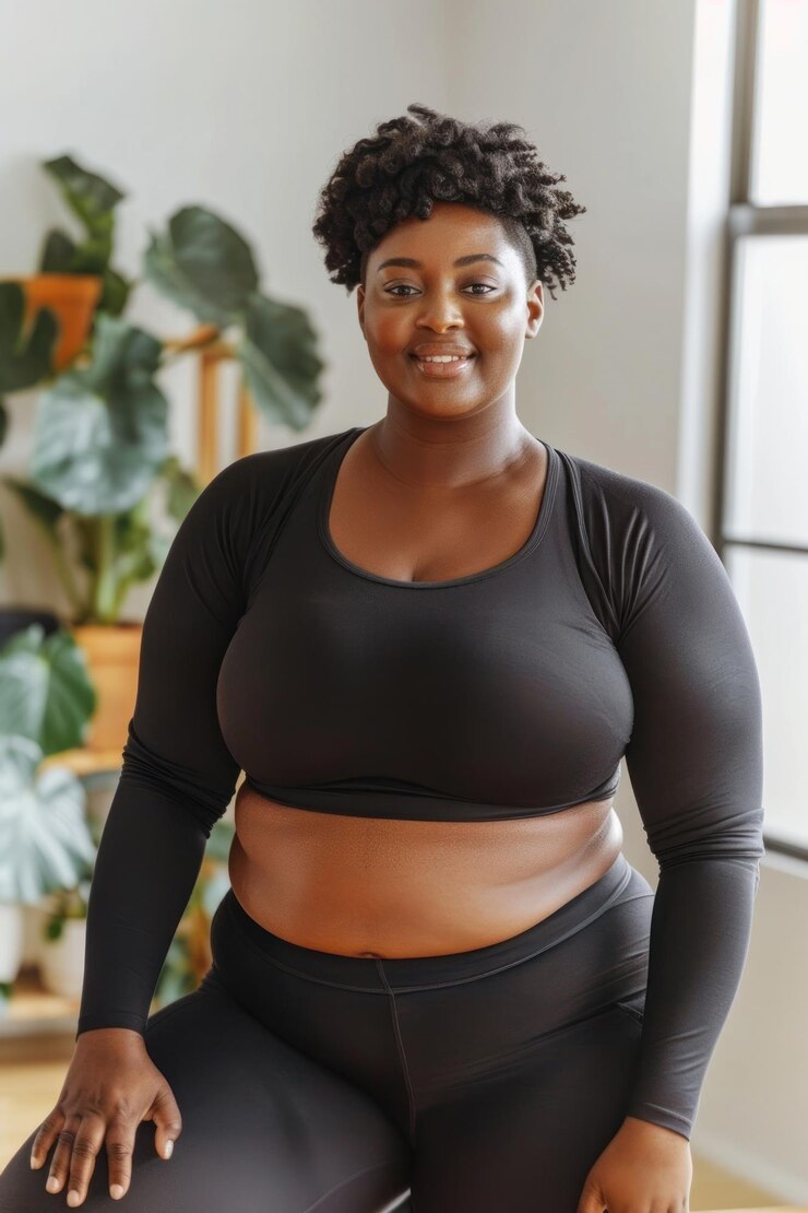 Foto mulher confiante em roupas atléticas
