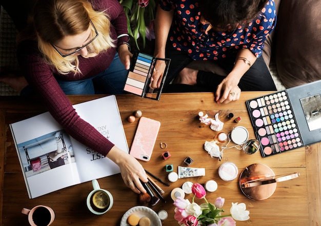 Mulher Cosméticos Maquiagem Beleza Feminina