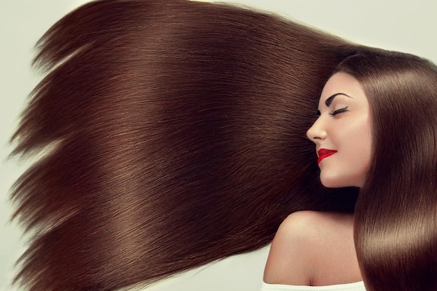 Cabelo lindo. Mulher de beleza com Foto stock 342280655