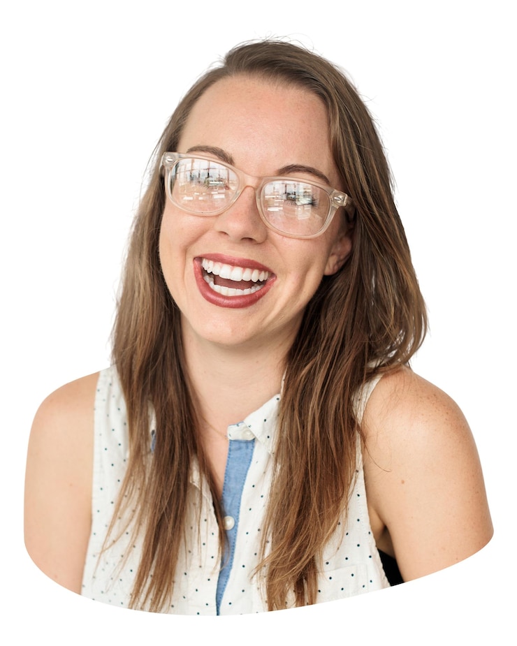 Foto mulher de negócios adesivo png fundo transparente