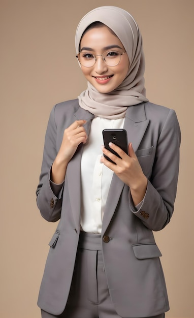 Mulher de negócios Hijab