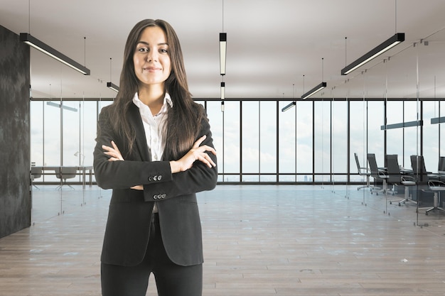 Mulher de negócios no escritório