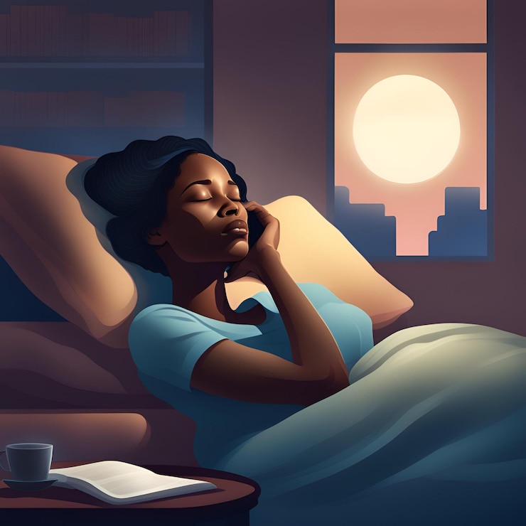 Foto mulher entediada a dormir, empregado cansado e descansado.