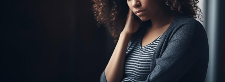 Foto mulher grávida em pé perto da janela em homegenerative ai