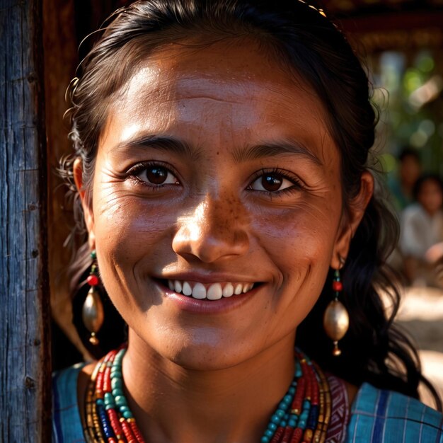 Mulher guatemalteca de Guatemala cidadã nacional típica