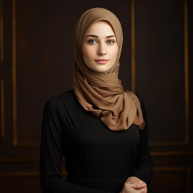 Mulher Hijab Executivo de Negócios