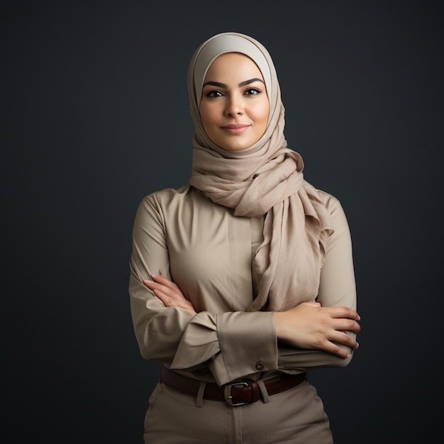 Mulher Hijab Executivo de Negócios