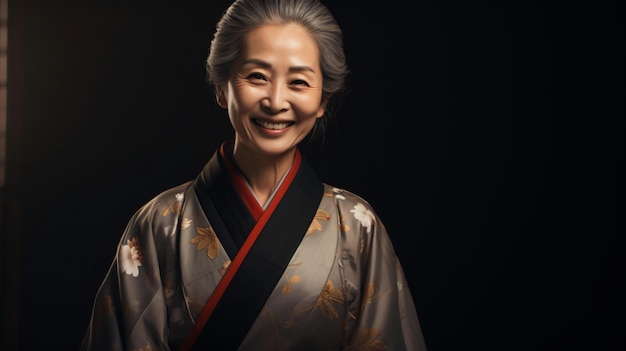 Mulher japonesa Mulher de rosto mulher japonesa sorrindo sorriso japonês