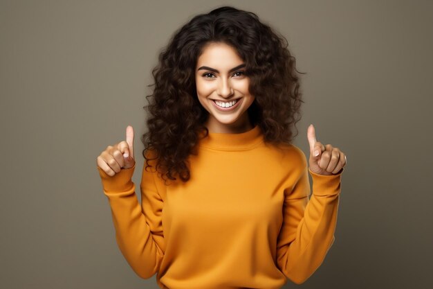 Mulher Jovem Alegre IA Generativa IA Generativa