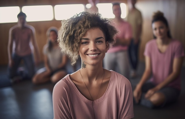 Mulher meditando ioga mulheres relaxamento