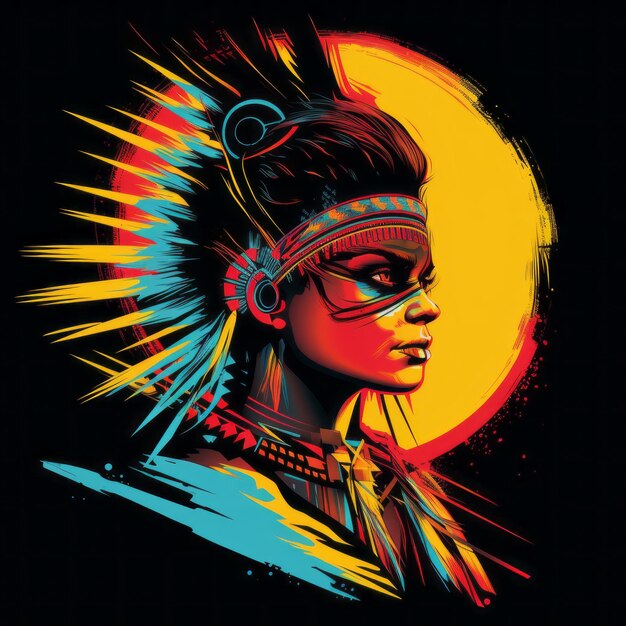 Mulher Mohawk Americana