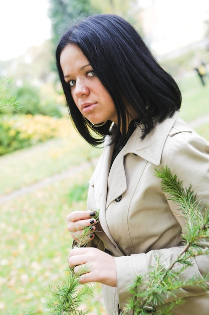 Mulher no parque