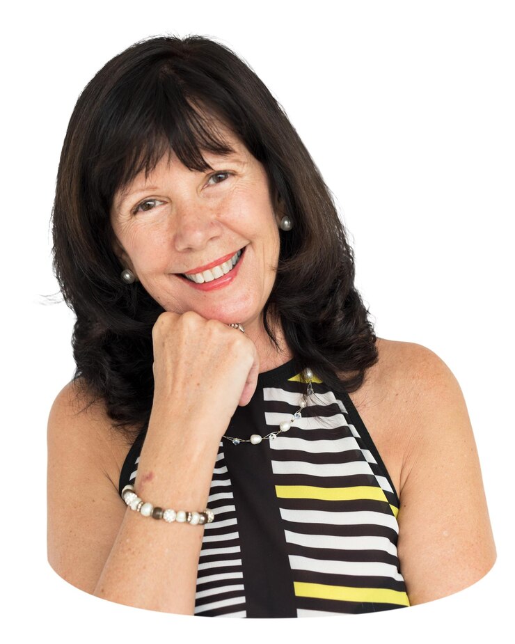 Foto mulher sênior elemento png fundo transparente