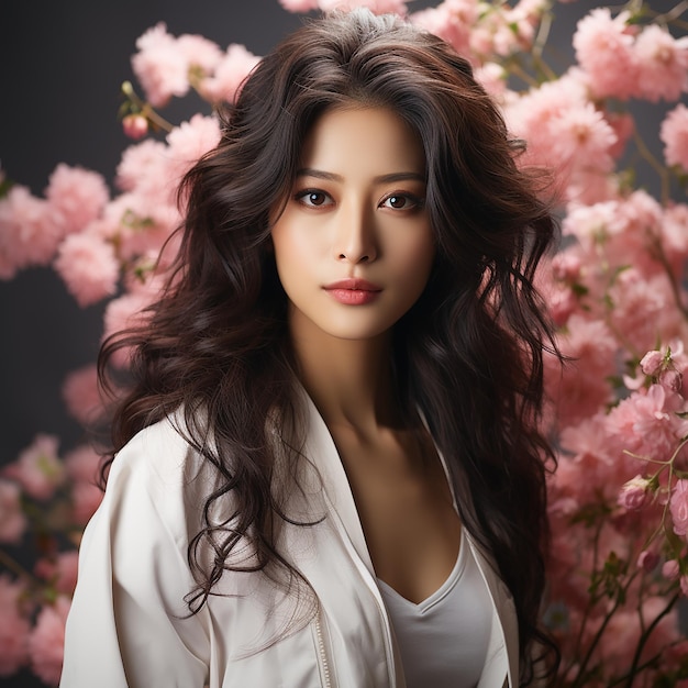 Mulheres de beleza asiáticas foto de modelo
