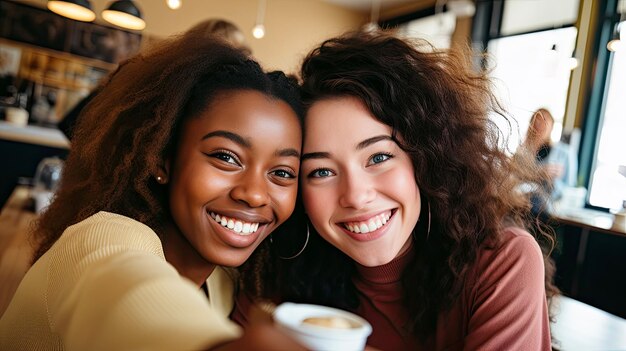 Mulheres de diferentes etnias e lugares de origem unidas