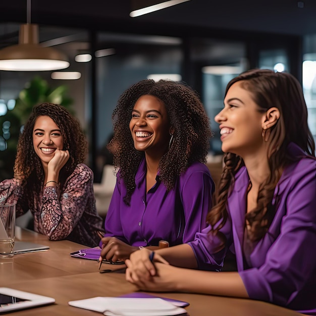 mulheres de negócios mulheres de negócios felizes em grupo