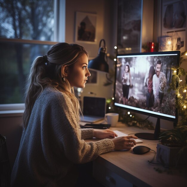 Mulheres empoderadas que trabalham com computadores que inspiram imagens