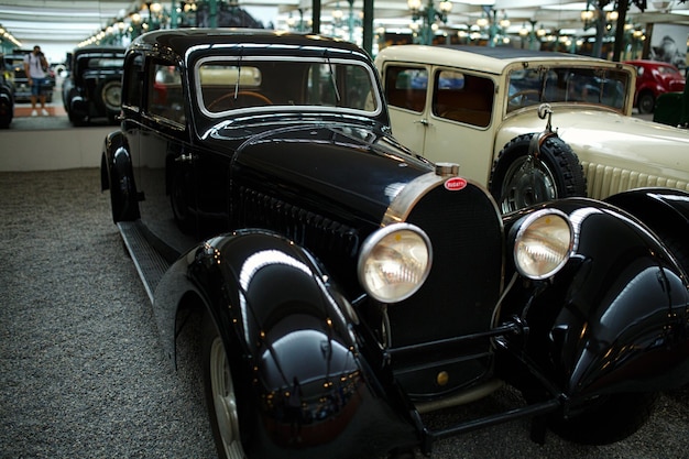 MULHOUSE FRANKREICH 22. August 2023 Nationales Automobilmuseum Cite de lAutomobile Collection Schlumpf Sammlung von Autos mit mehr als 500 Stücken