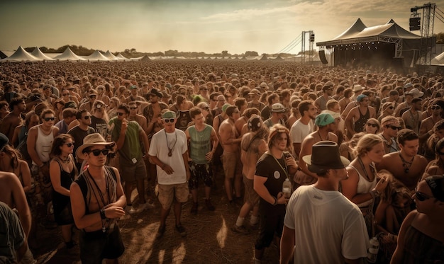 Una multitud en el festival del año 2015