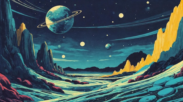 Un mundo alienígena como un sueño