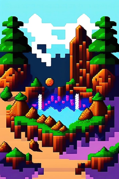 mundo da pixel art