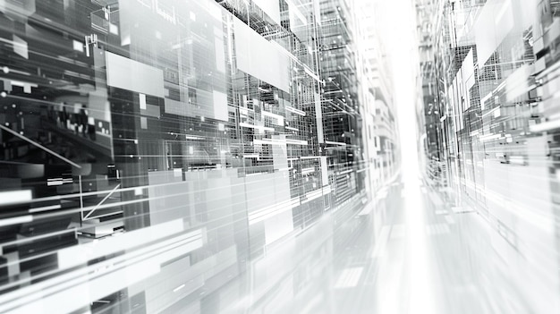 mundo futurista de alta tecnología empresarial de negocios de tecnología de fondo
