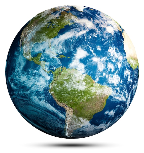 Mundo globo planeta Terra mapa esfera